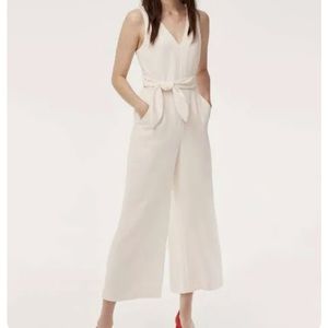Aritzia Wilfred White Jumpsuit